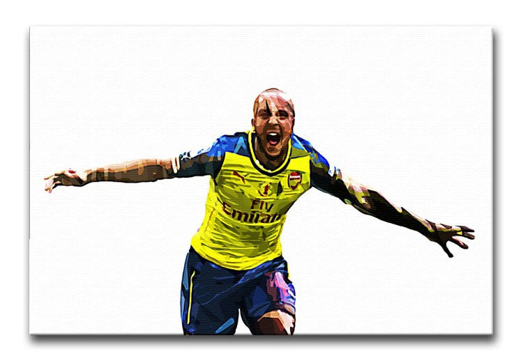 Theo Walcott Cup Final Goal Print - Canvas Art Rocks - 1