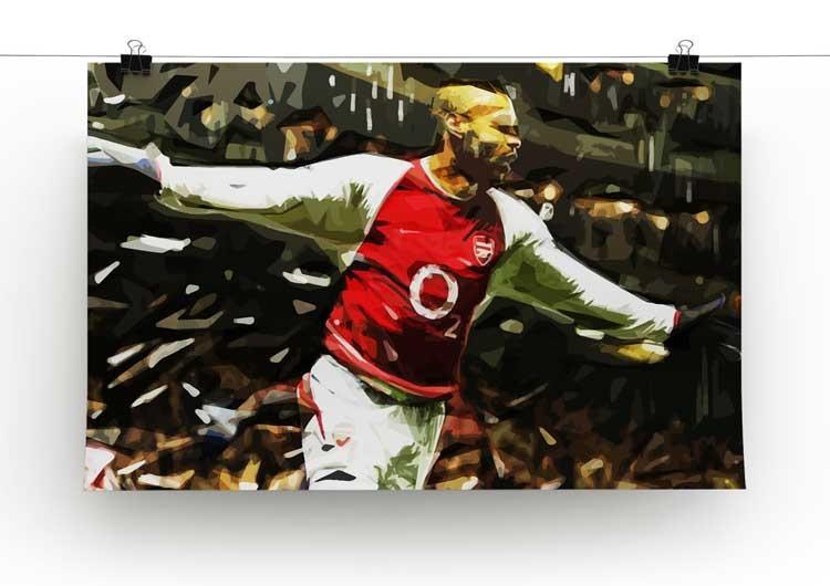 Thierry Henry Legend Print - Canvas Art Rocks - 2