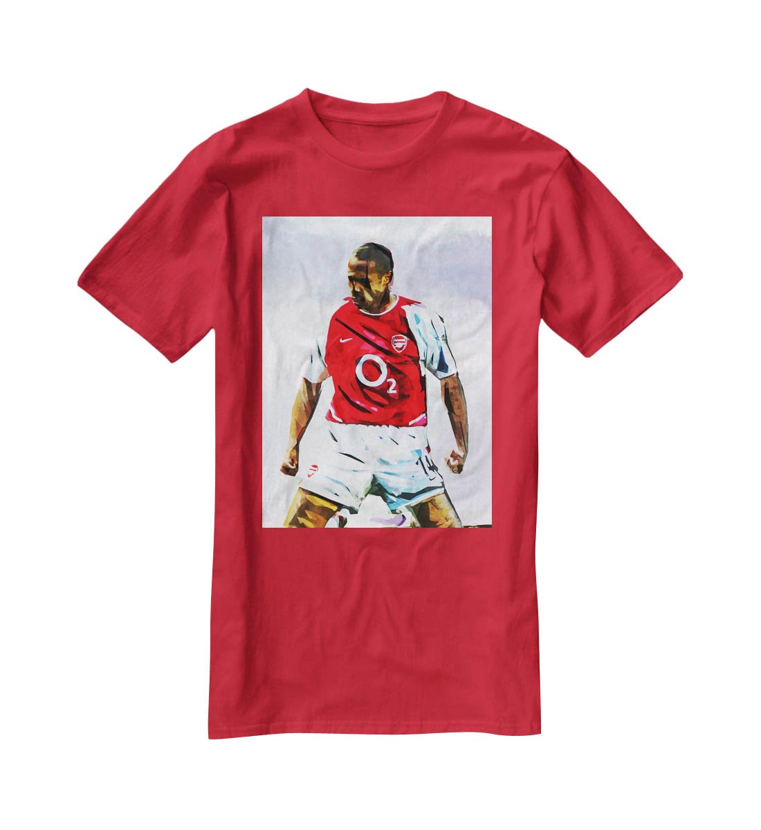 Thierry Henry Kneeslide T-Shirt - Canvas Art Rocks - 4