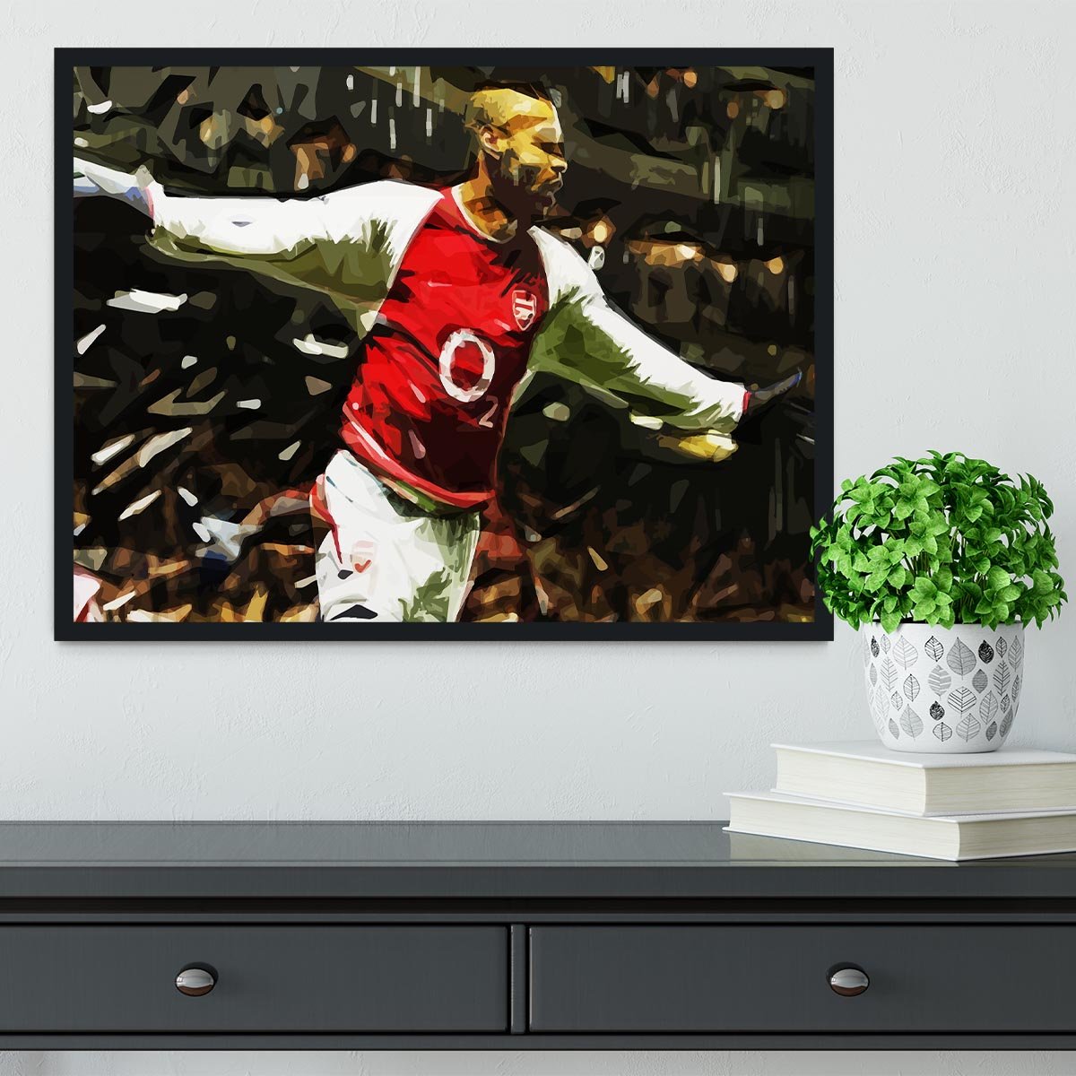 Thierry Henry Legend Framed Print - Canvas Art Rocks - 2