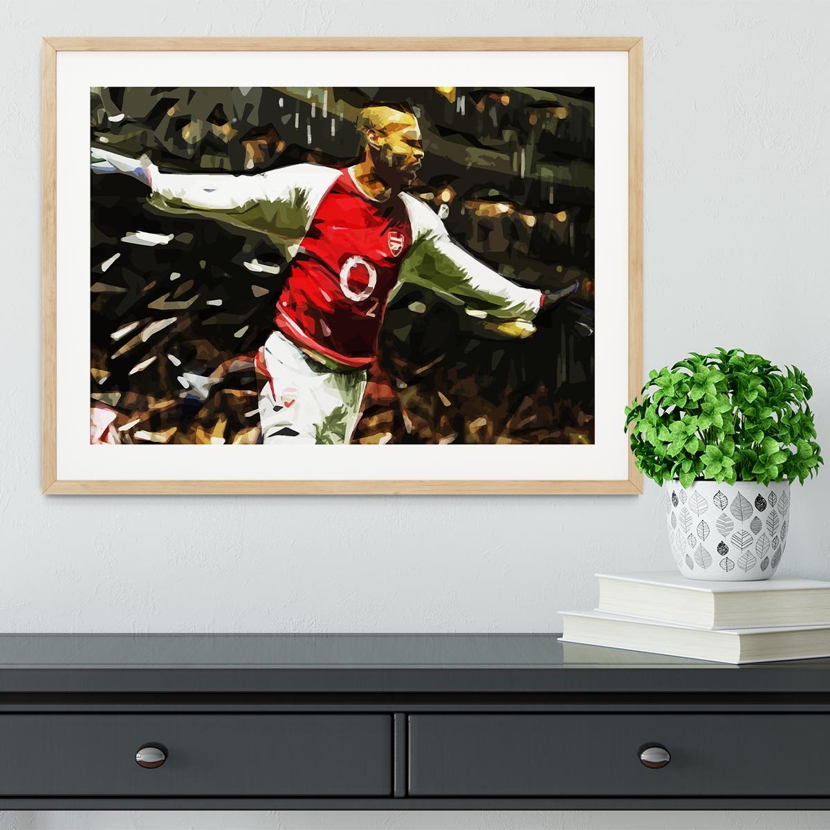 Thierry Henry Legend Framed Print - Canvas Art Rocks - 3