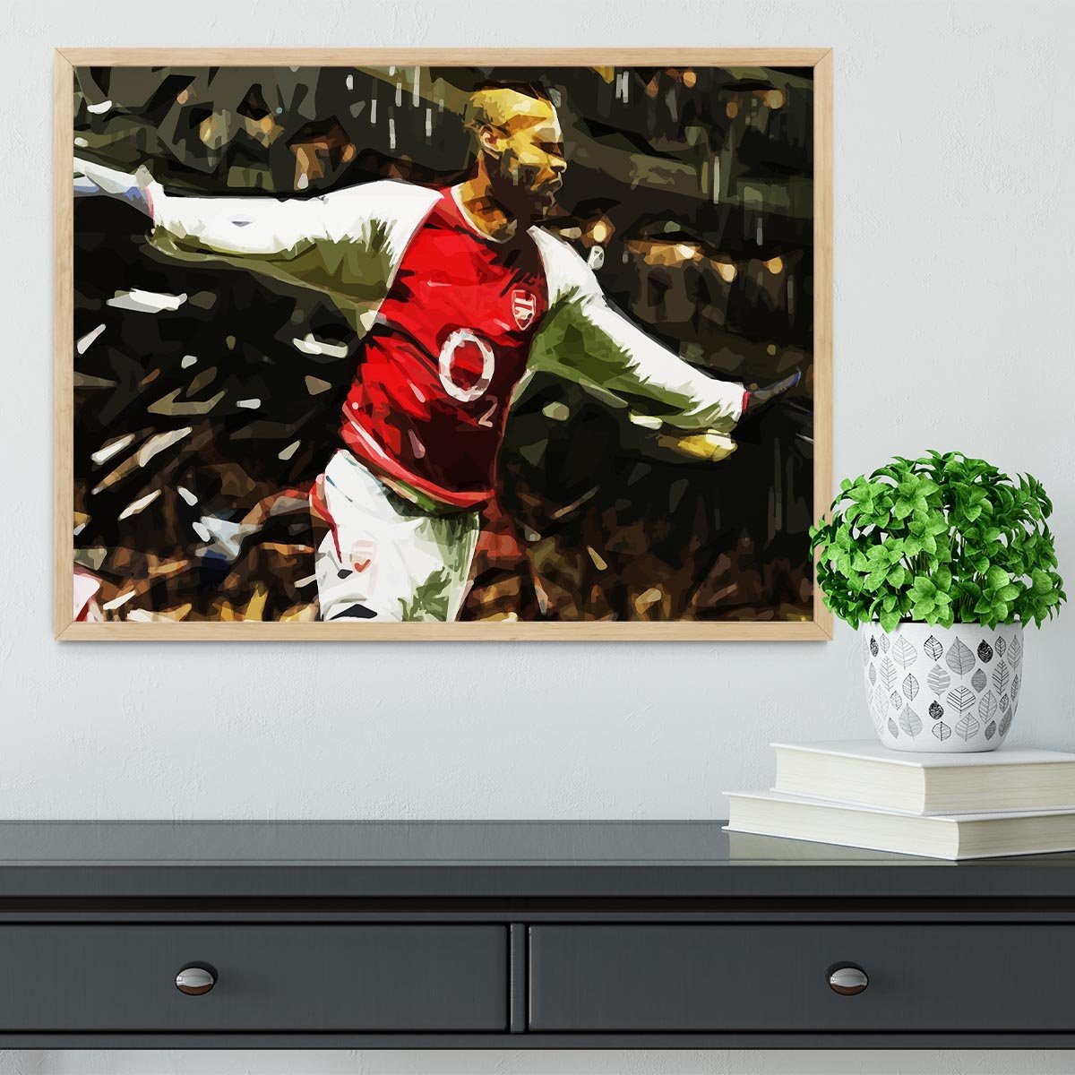 Thierry Henry Legend Framed Print - Canvas Art Rocks - 4