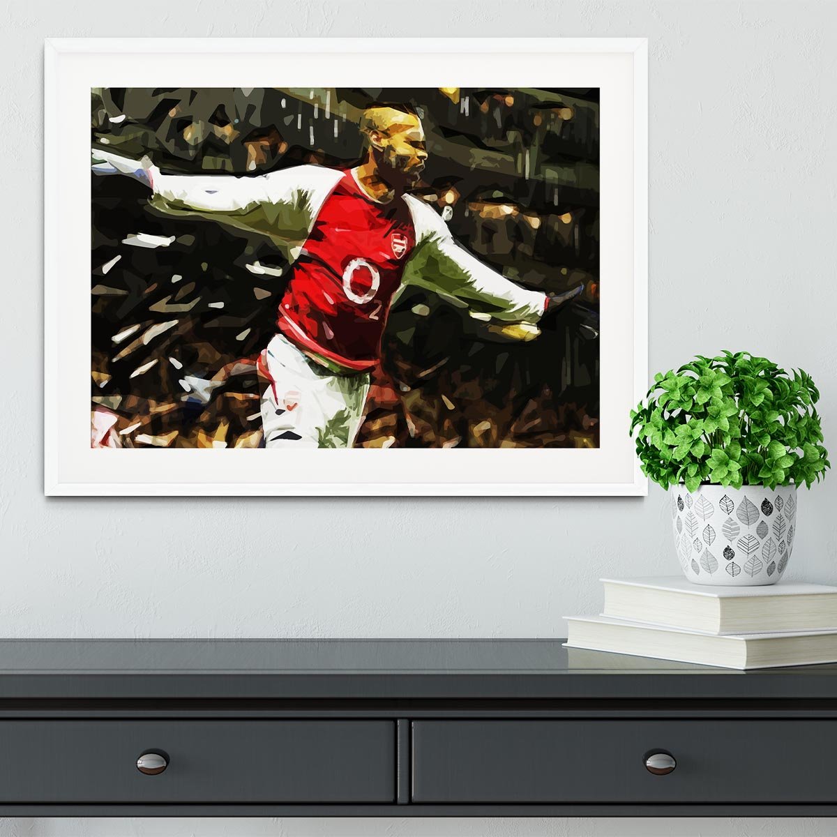 Thierry Henry Legend Framed Print - Canvas Art Rocks - 5