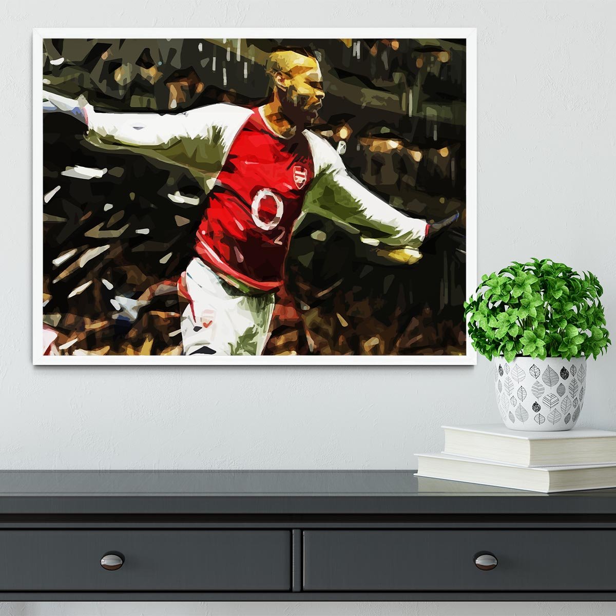 Thierry Henry Legend Framed Print - Canvas Art Rocks -6
