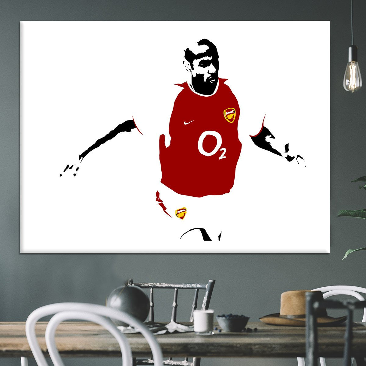 Thierry Henry Pop Art Canvas Print or Poster