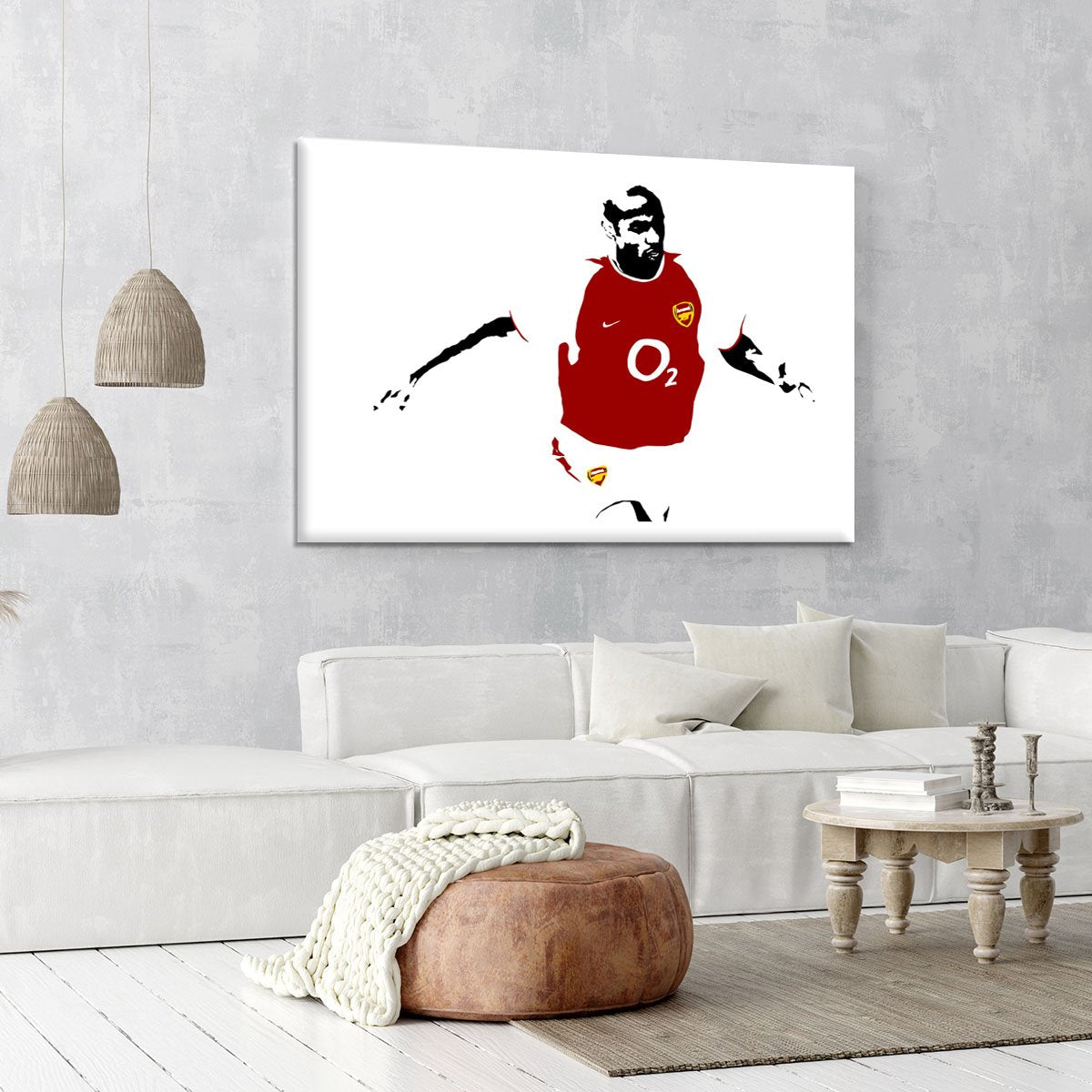 Thierry Henry Pop Art Canvas Print or Poster