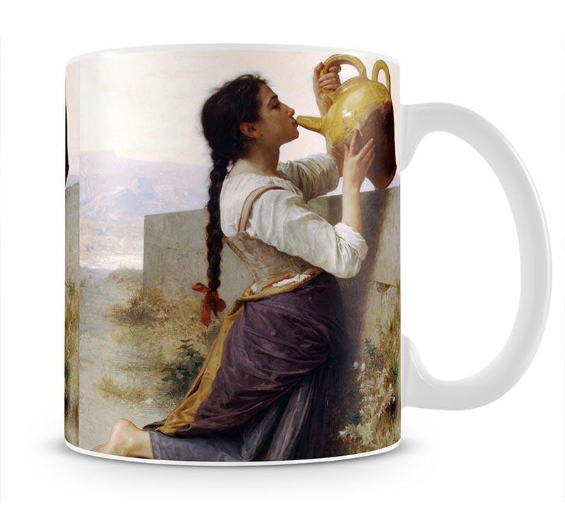 Thirst By Bouguereau Mug - Canvas Art Rocks - 1