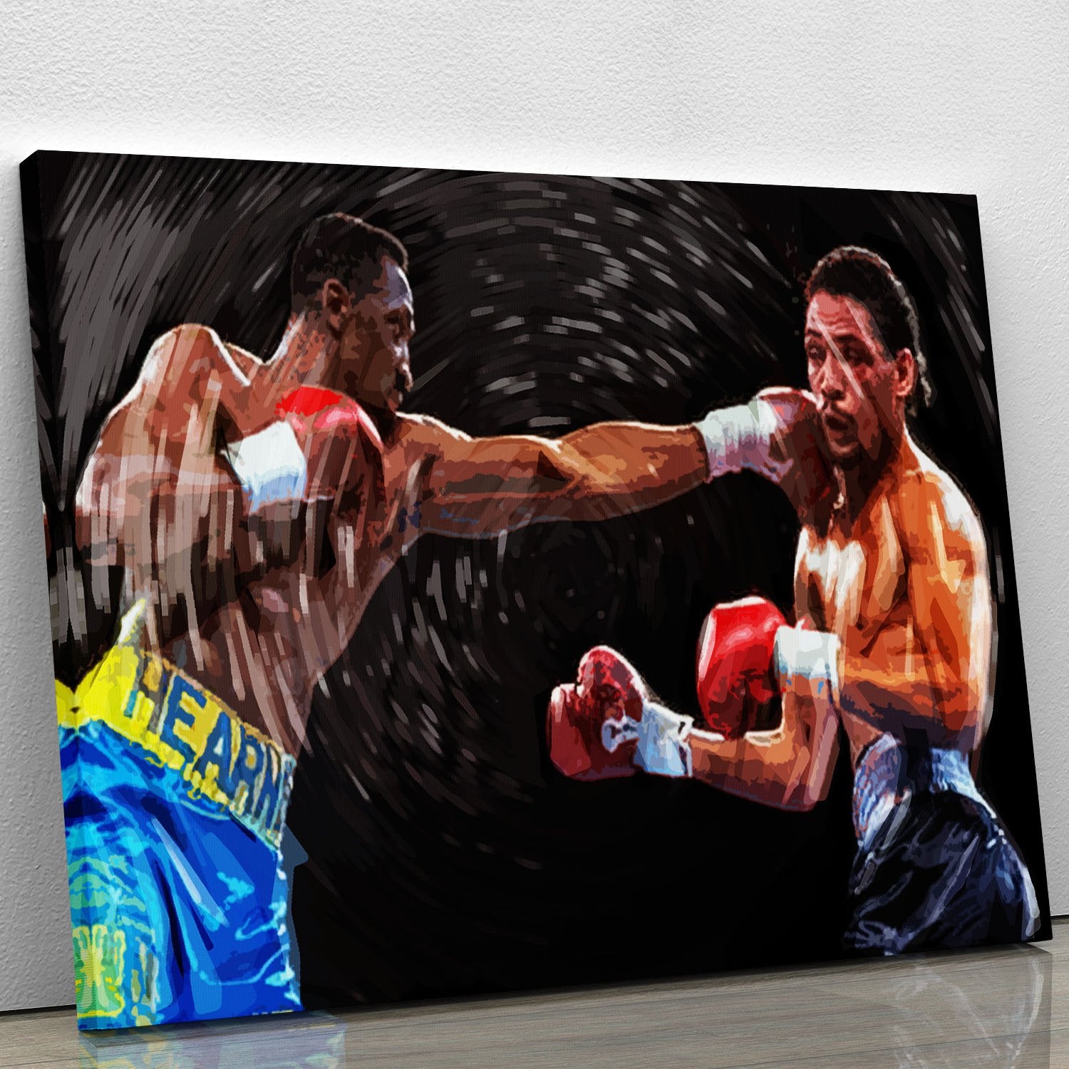 Thomas Hearns vs Virgil Hill Canvas Print or Poster