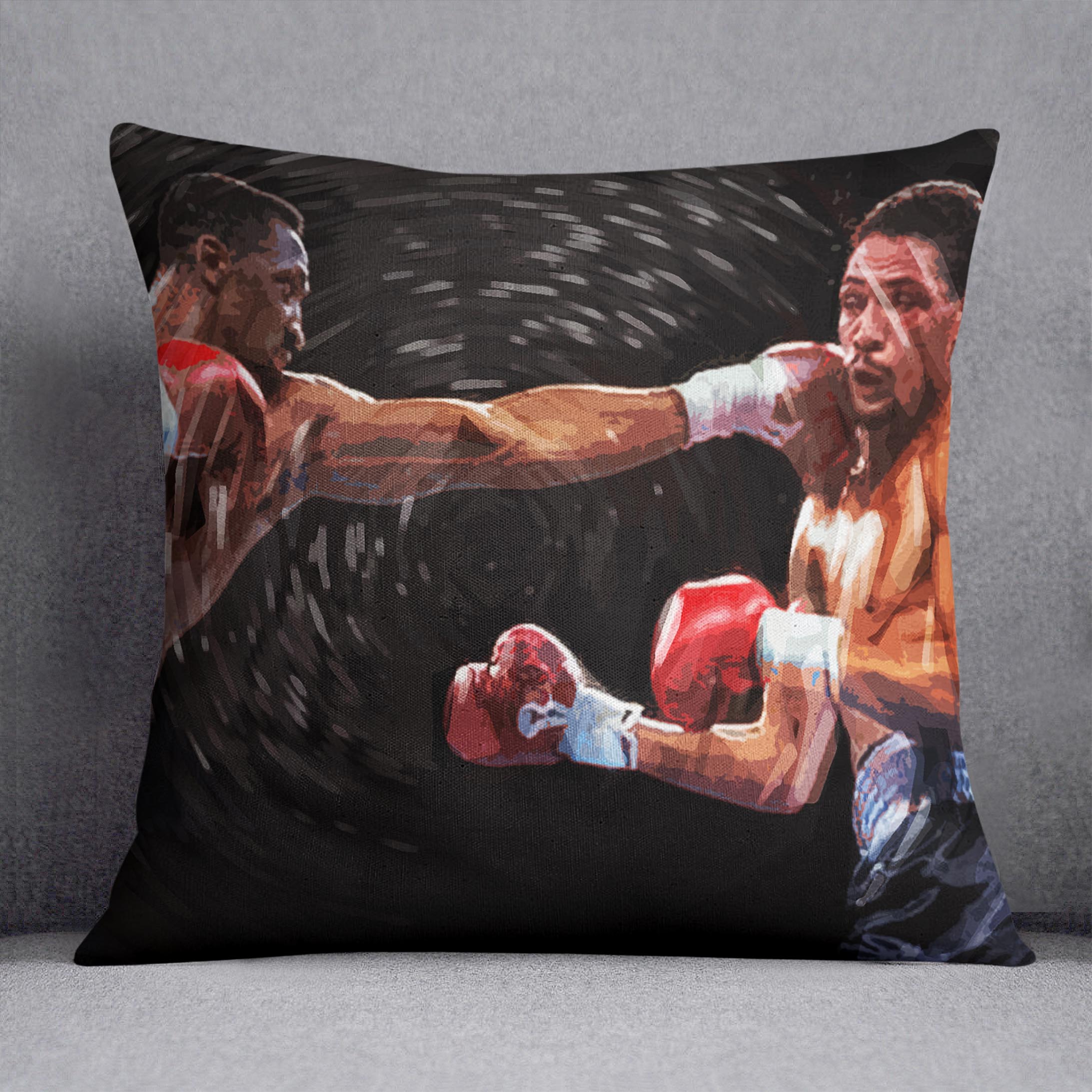 Thomas Hearns vs Virgil Hill Cushion