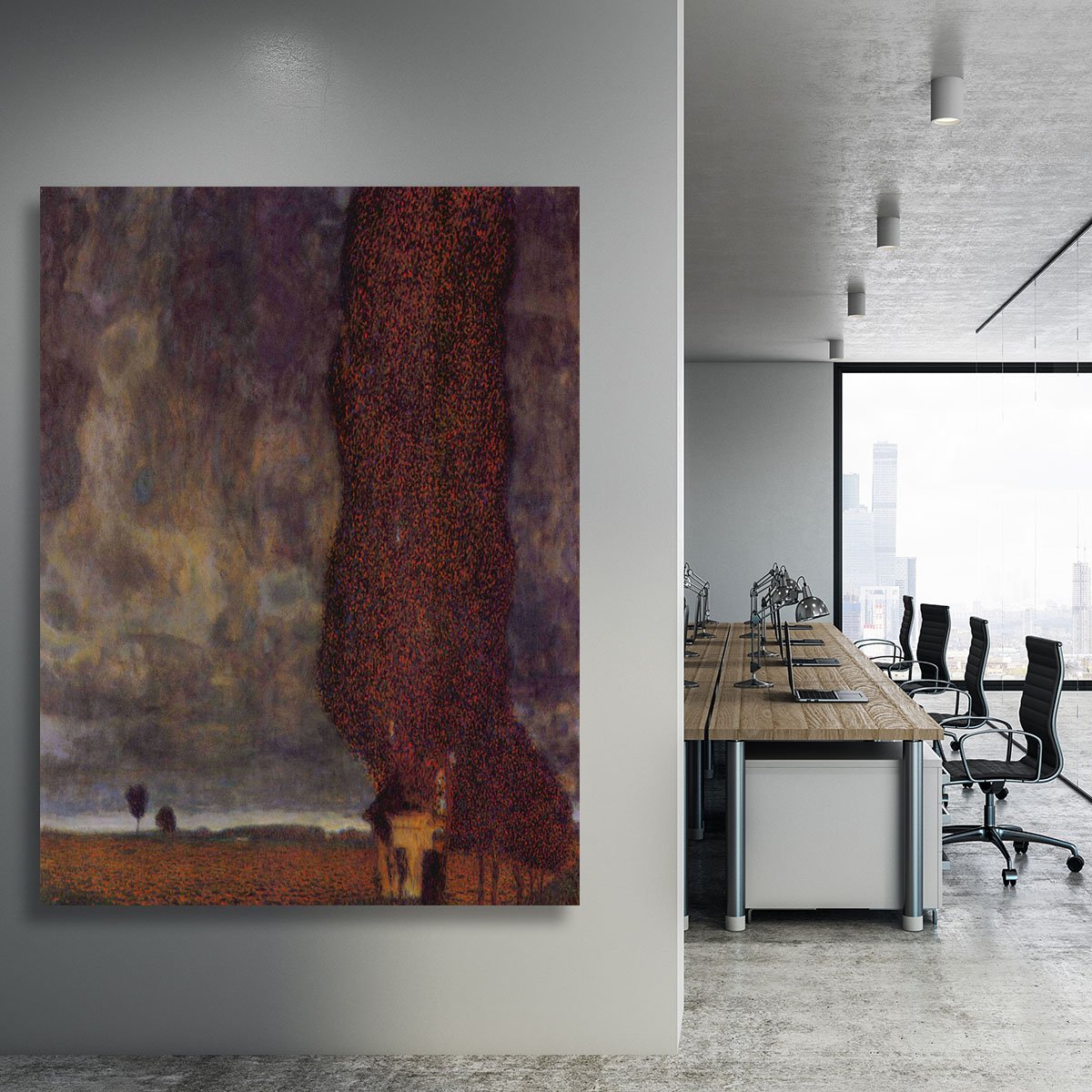 Thunderstorm by Klimt Canvas Print or Poster
