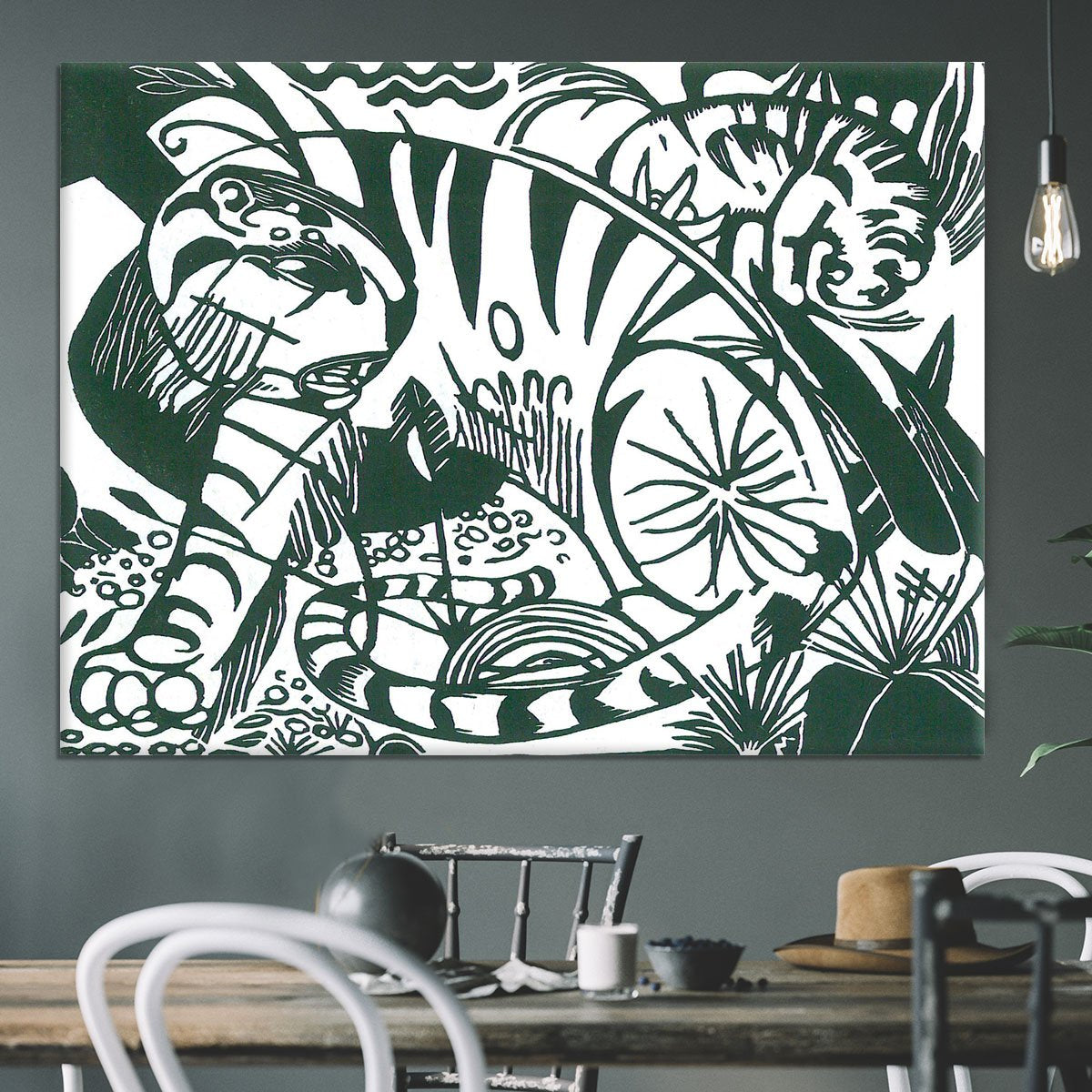 Tiger by Franz Marc Canvas Print or Poster