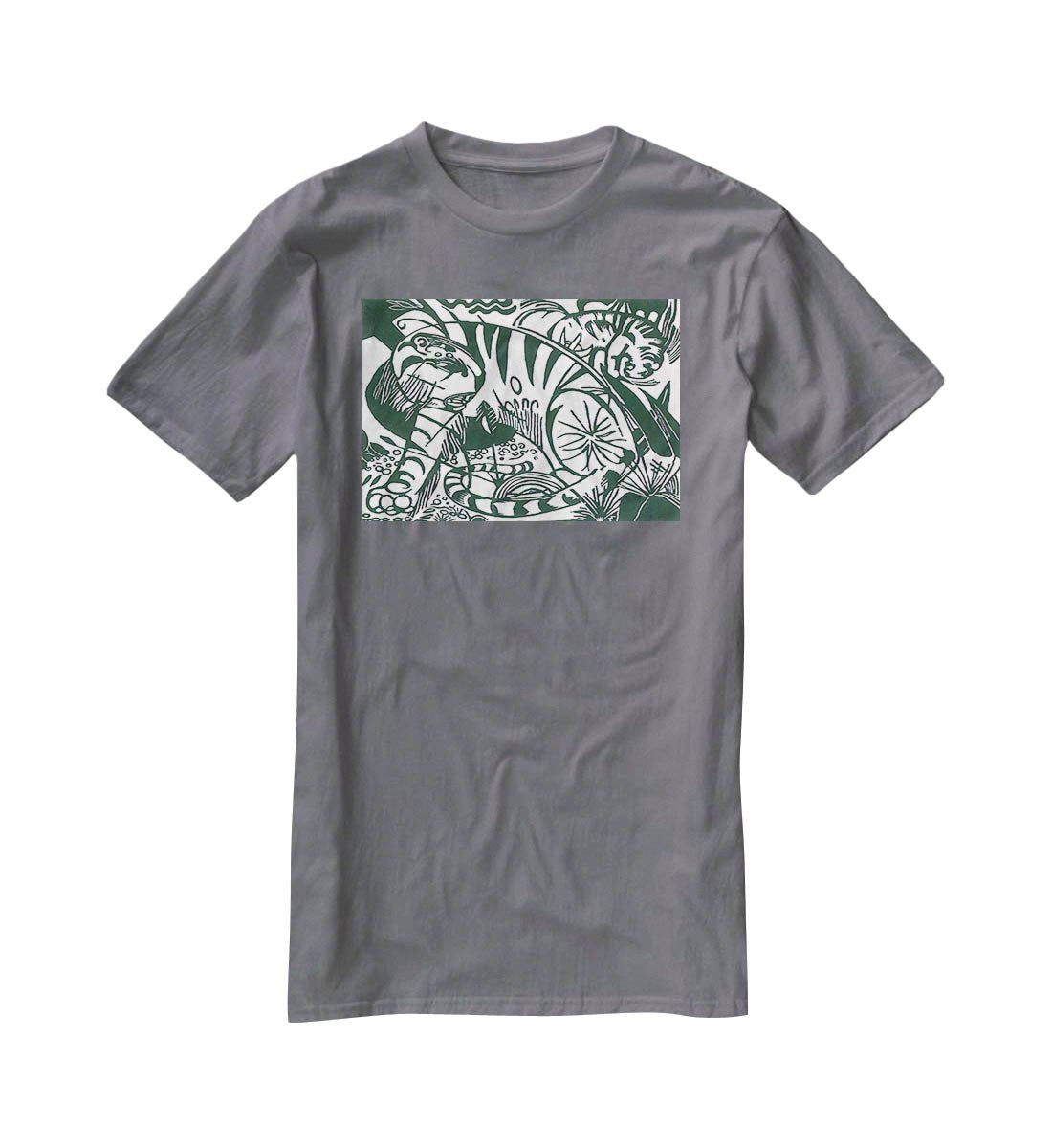 Tiger by Franz Marc T-Shirt - Canvas Art Rocks - 3
