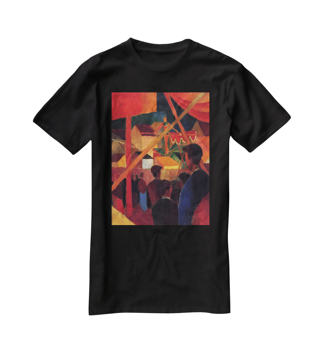 Tightrope by Macke T-Shirt - Canvas Art Rocks - 1