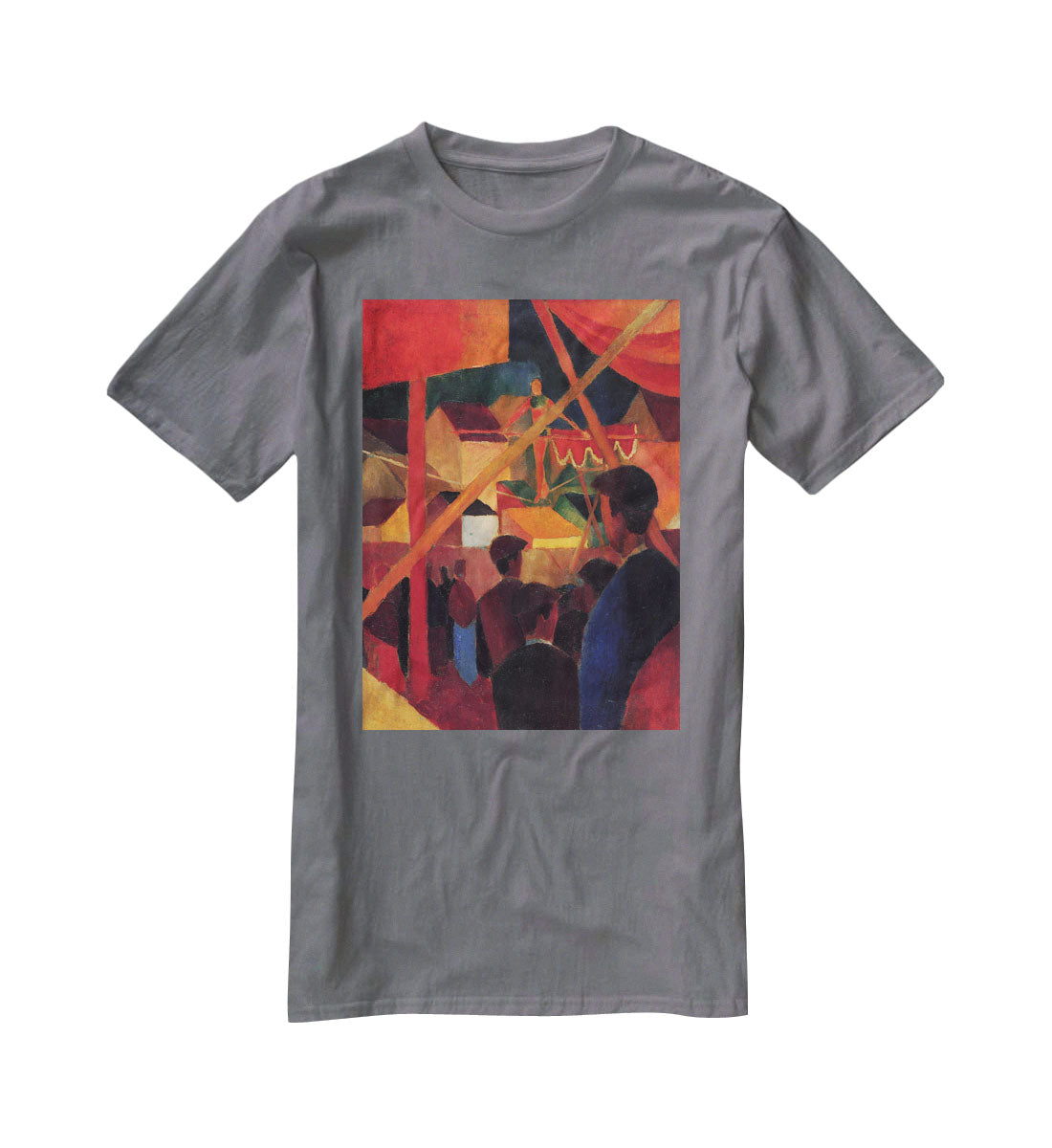 Tightrope by Macke T-Shirt - Canvas Art Rocks - 3