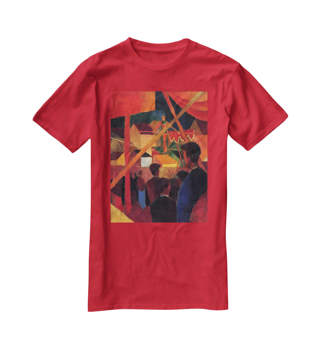 Tightrope by Macke T-Shirt - Canvas Art Rocks - 4