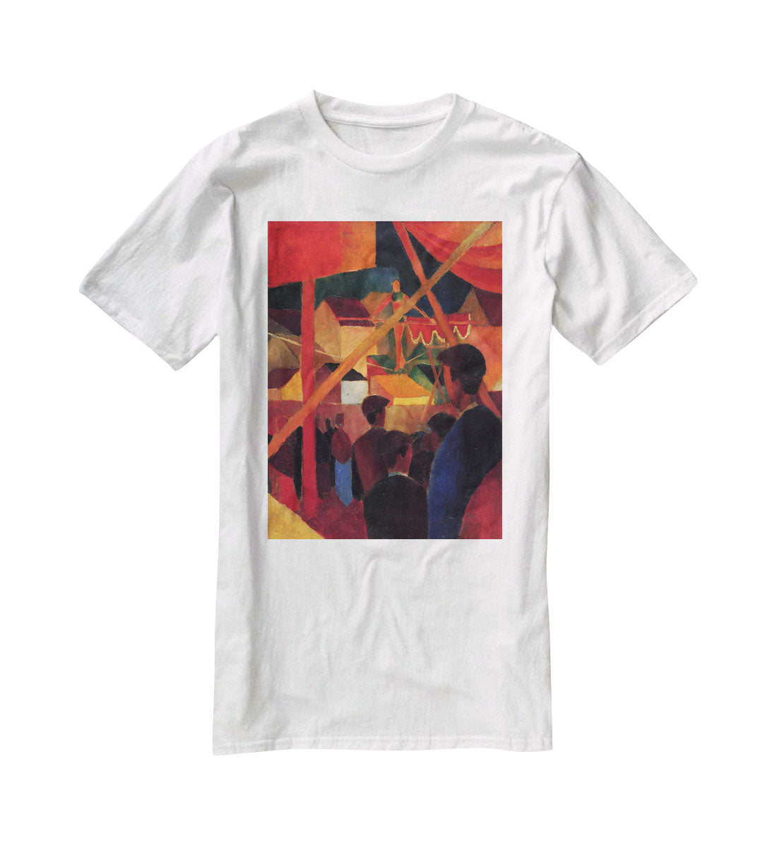 Tightrope by Macke T-Shirt - Canvas Art Rocks - 5