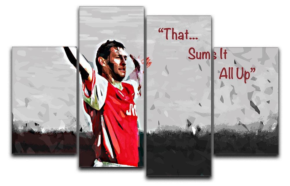 Tony Adams That Sums It All Up 4 Split Panel Canvas  - Canvas Art Rocks - 1