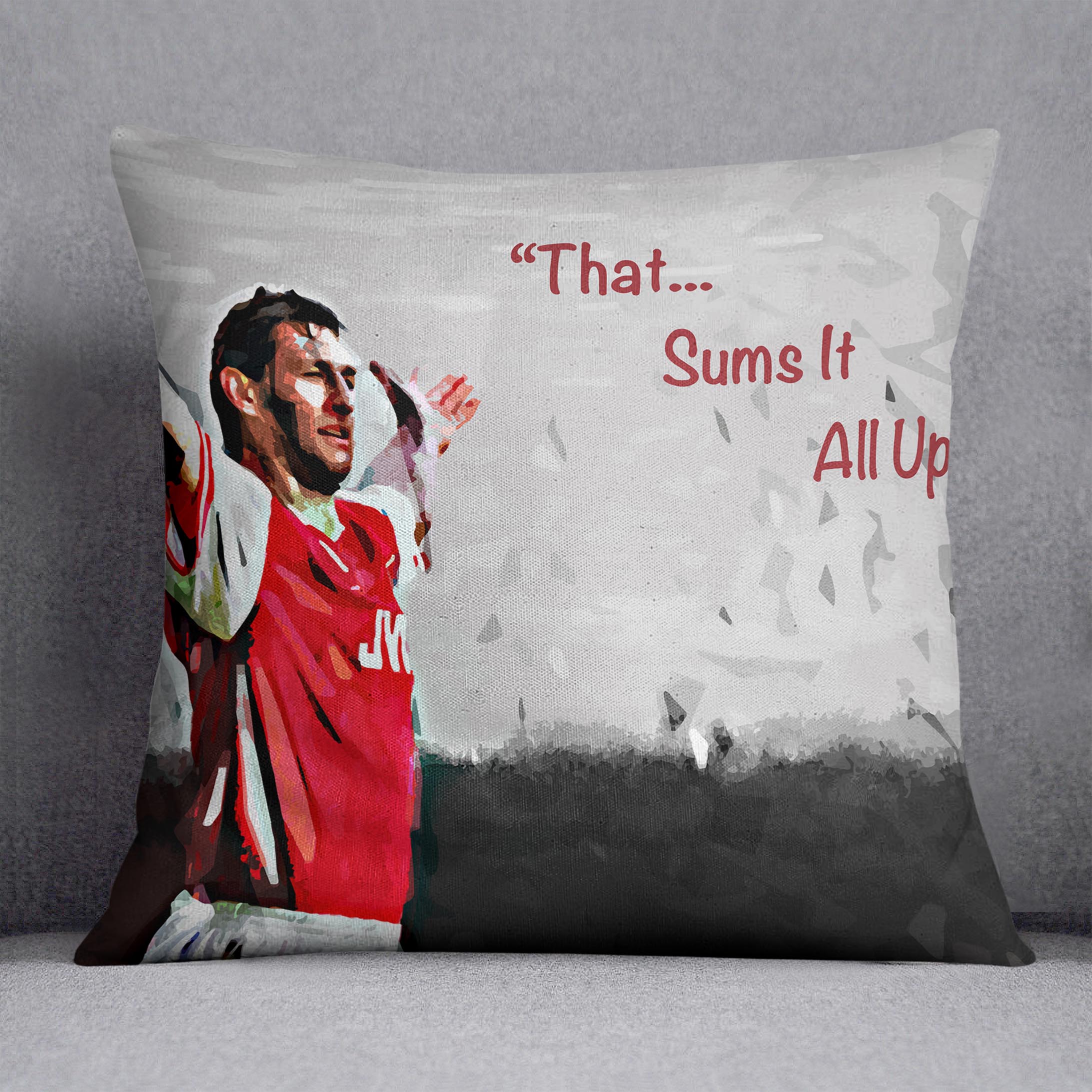 Tony Adams That Sums It All Up Cushion