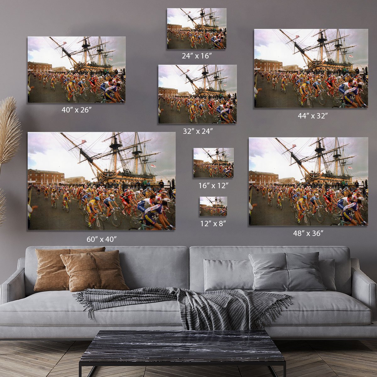 Tour de France in Portsmouth Canvas Print or Poster