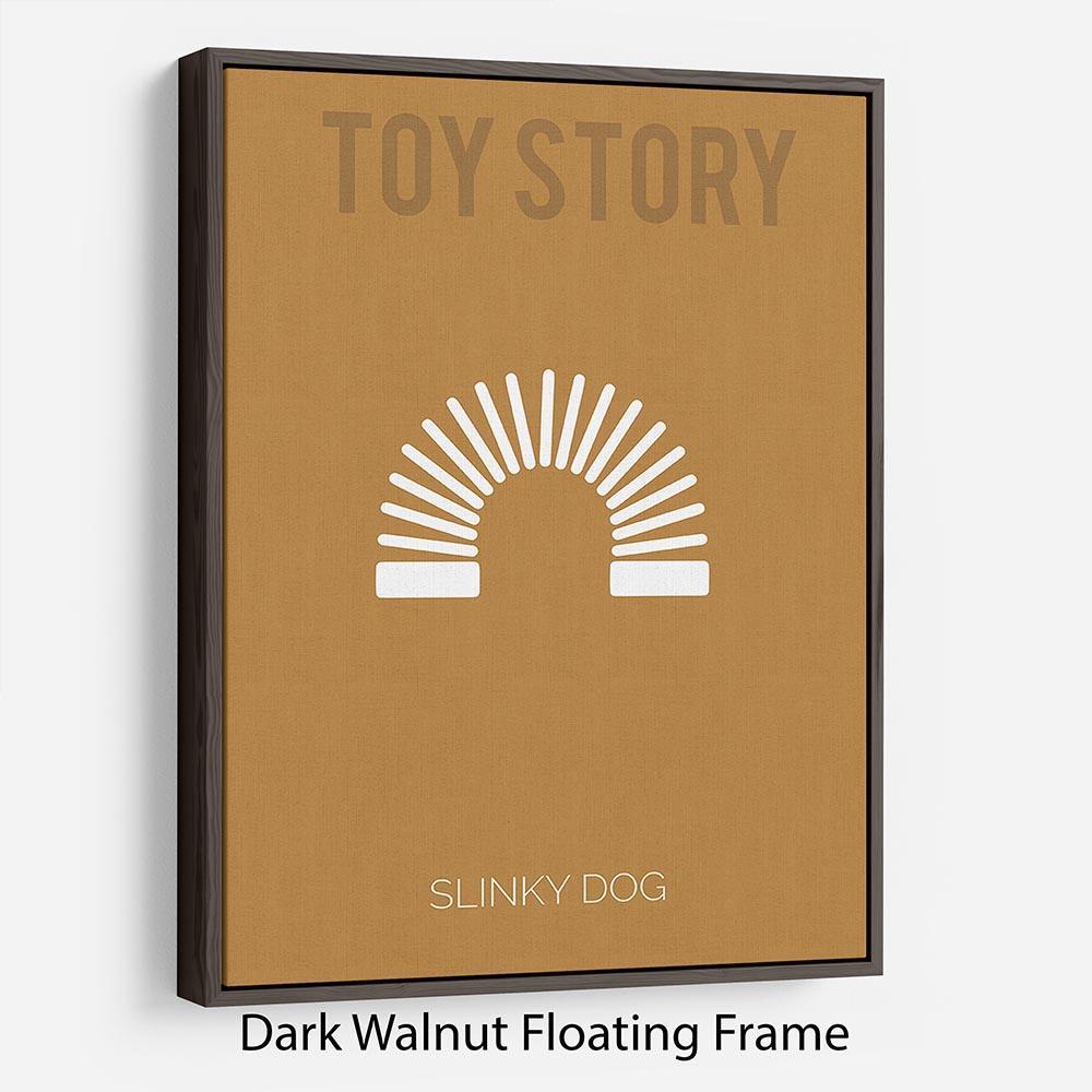 Toy Story Slinky Dog Minimal Movie Floating Frame Canvas - Canvas Art Rocks - 5