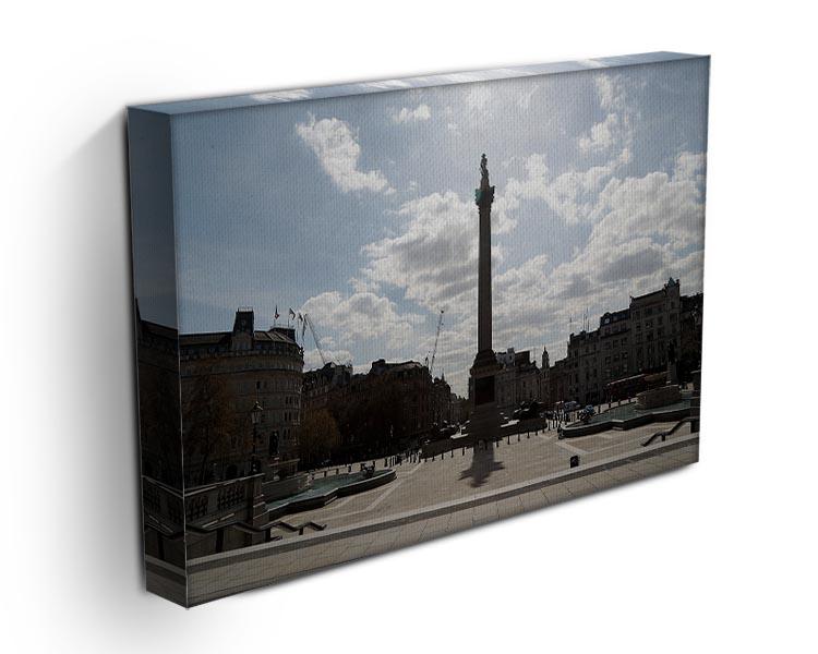 Trafalgar Square London under Lockdown 2020 Canvas Print or Poster