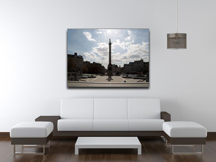 Trafalgar Square London under Lockdown 2020 Canvas Print or Poster