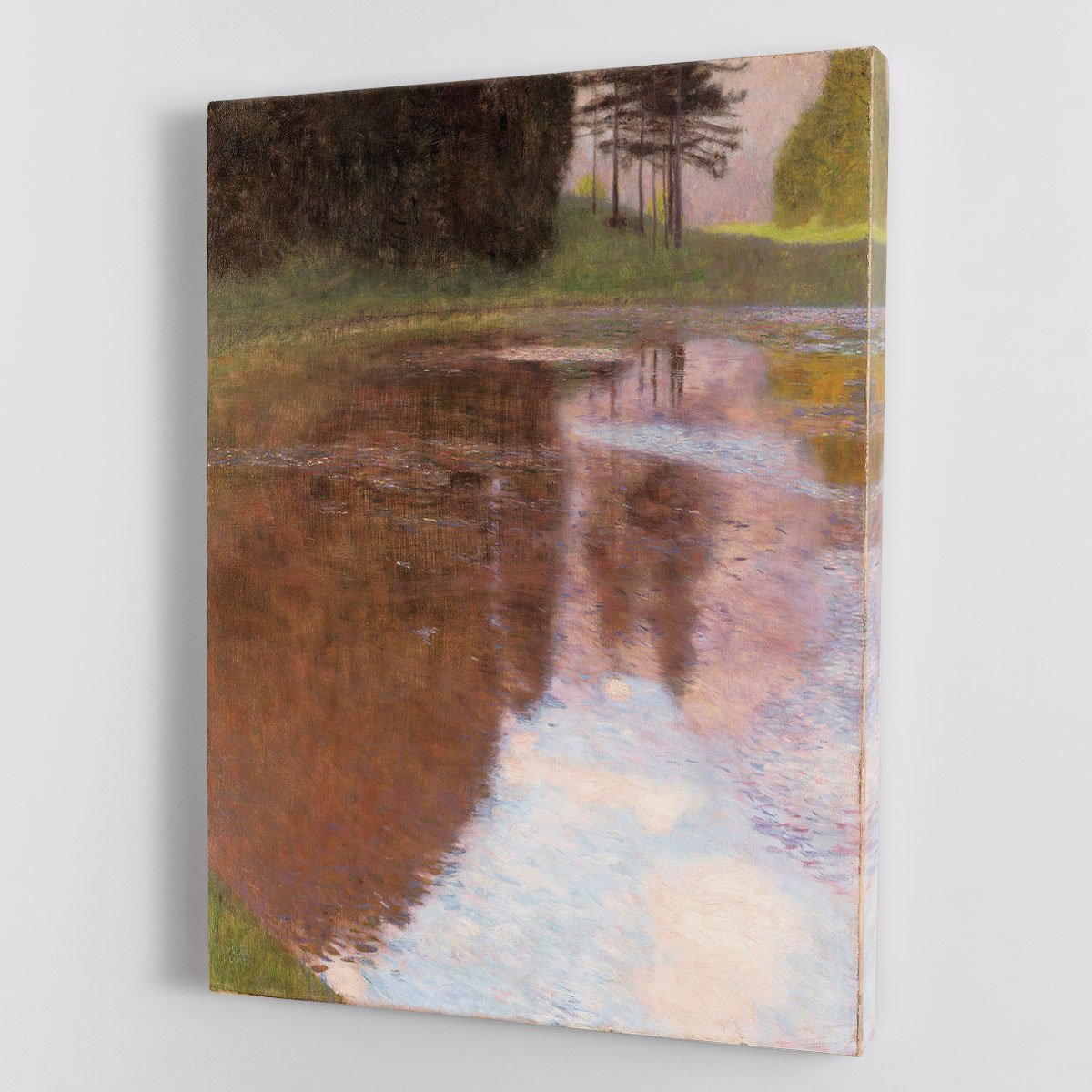Tranquil Pond near Salzburg by Klimt Canvas Print or Poster
