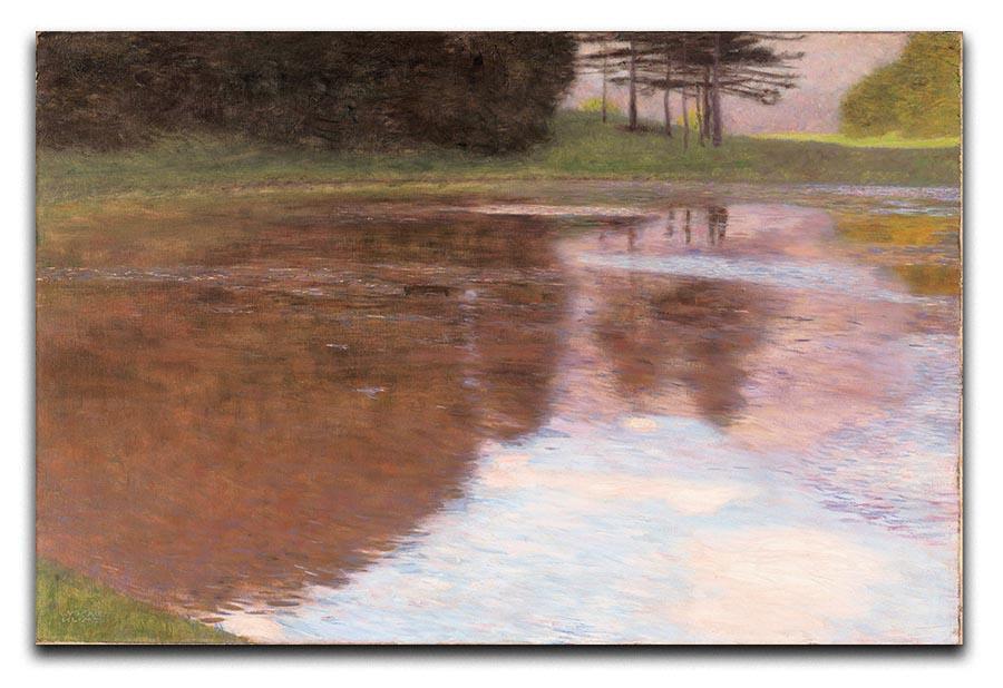 Tranquil Pond near Salzburg by Klimt Canvas Print or Poster  - Canvas Art Rocks - 1