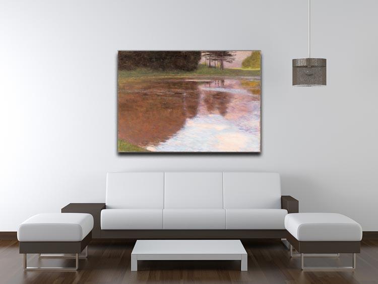 Tranquil Pond near Salzburg by Klimt Canvas Print or Poster - Canvas Art Rocks - 4
