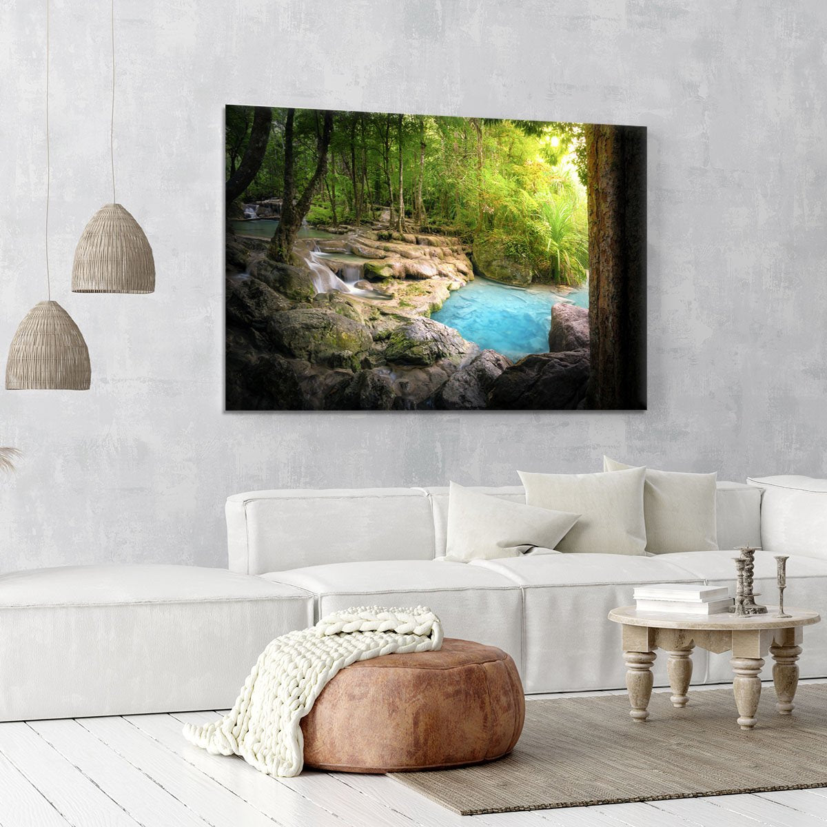 Tranquil and peaceful nature Canvas Print or Poster