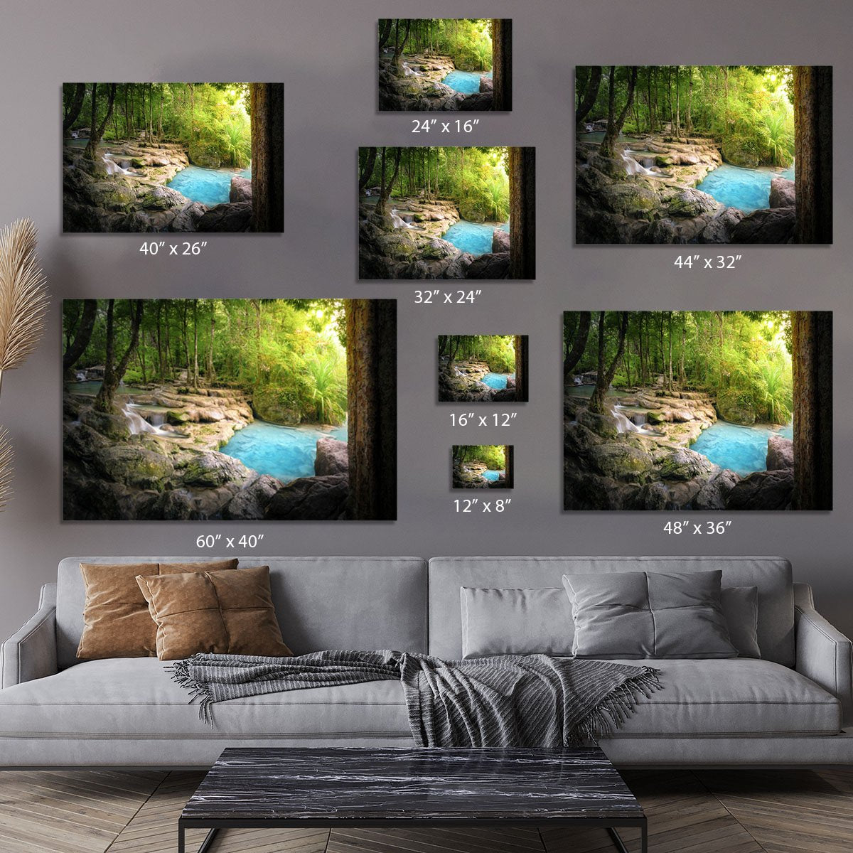 Tranquil and peaceful nature Canvas Print or Poster
