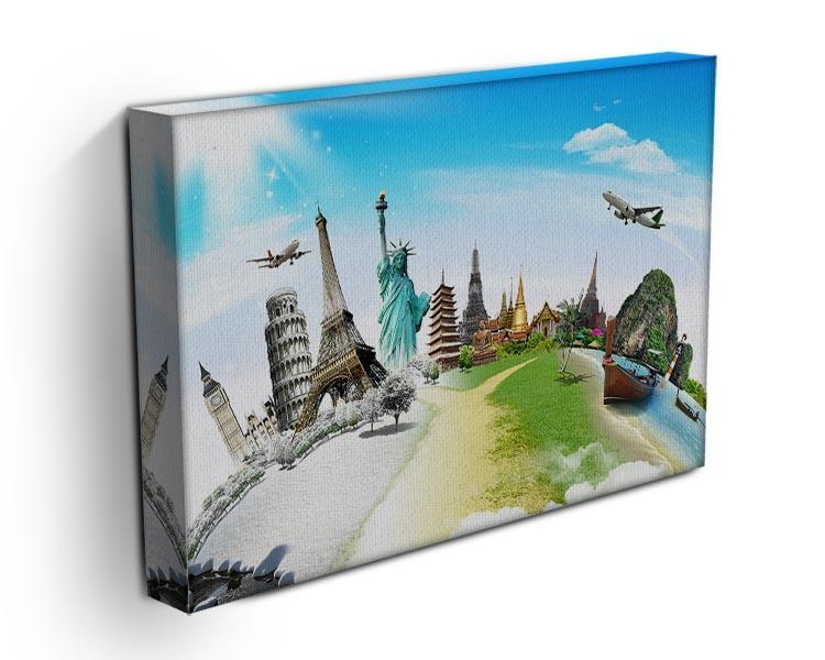 Travel the world monument Canvas Print or Poster - Canvas Art Rocks - 3