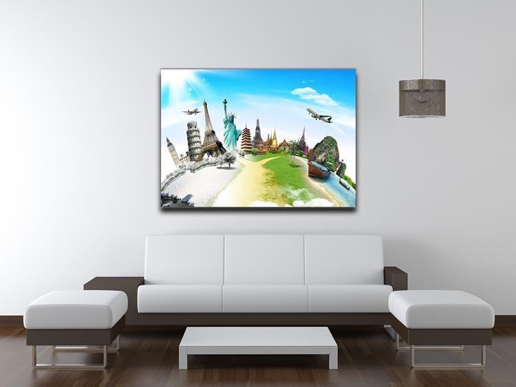 Travel the world monument Canvas Print or Poster - Canvas Art Rocks - 4