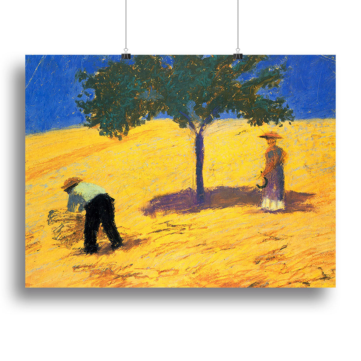 Tree in Cornfeld by Macke Canvas Print or Poster - Canvas Art Rocks - 2