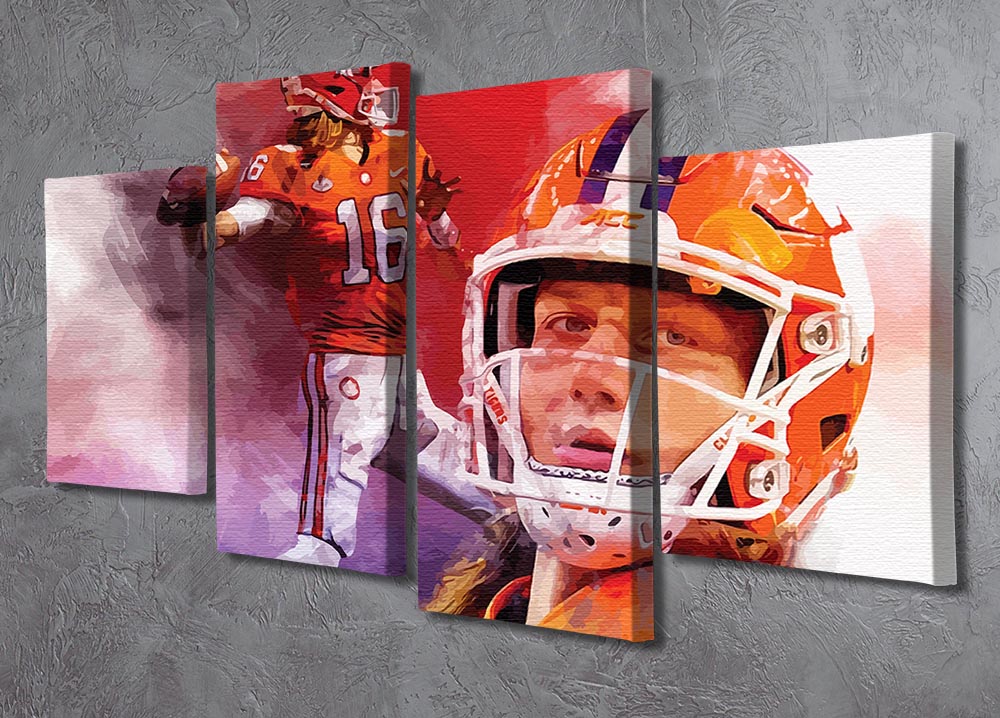 Trevor Lawrence Wallpaper 4 Split Panel Canvas - Canvas Art Rocks - 2