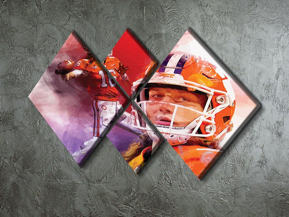Trevor Lawrence Wallpaper 4 Square Multi Panel Canvas - Canvas Art Rocks - 2