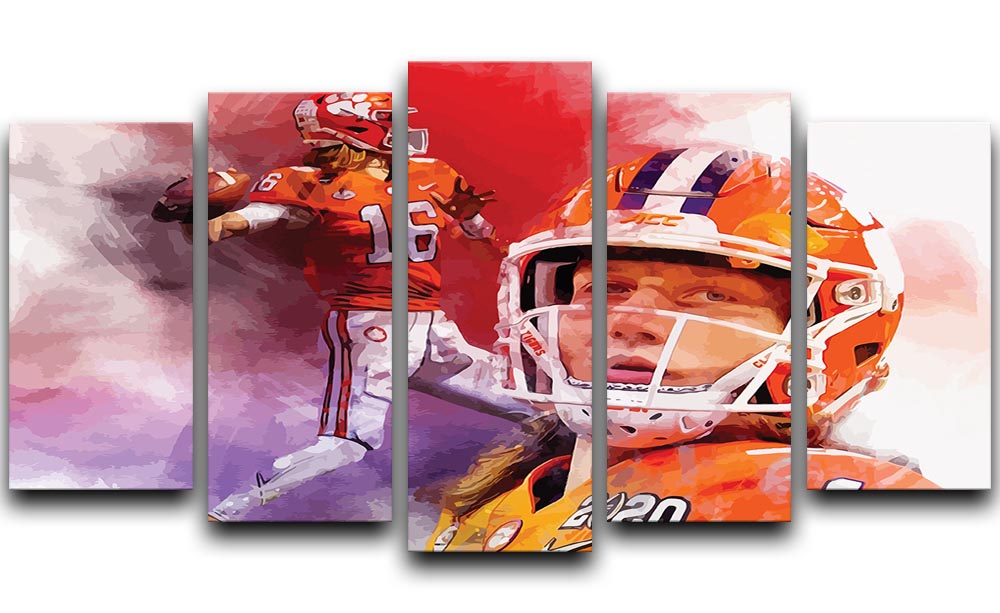 Trevor Lawrence Wallpaper 5 Split Panel Canvas - Canvas Art Rocks - 1