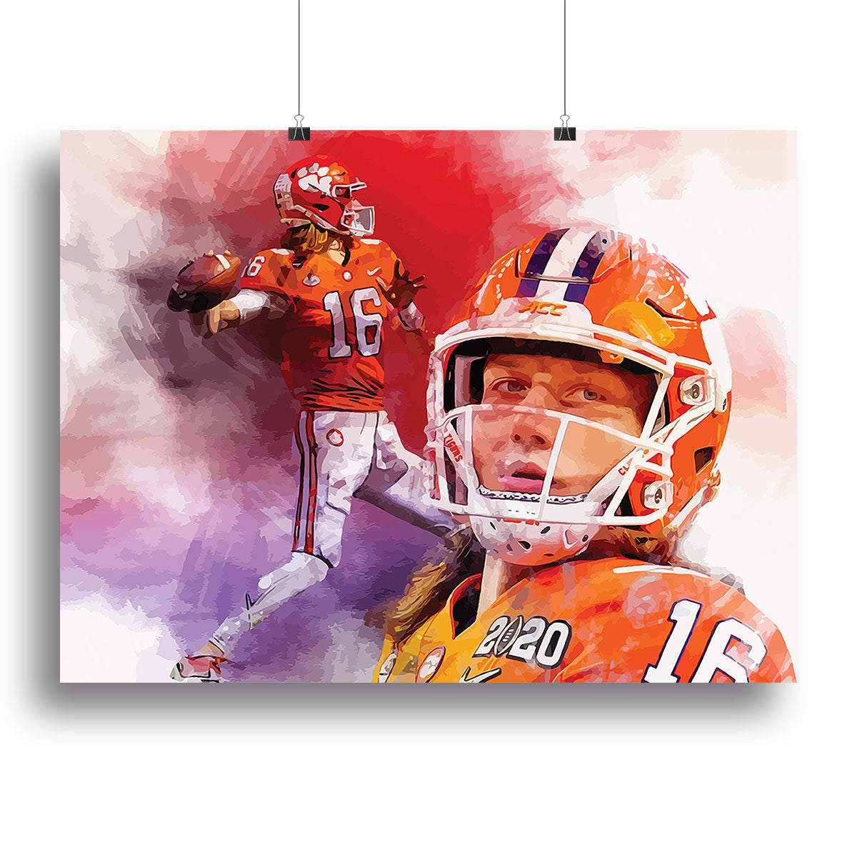 Trevor Lawrence Wallpaper Canvas Print or Poster - Canvas Art Rocks - 2