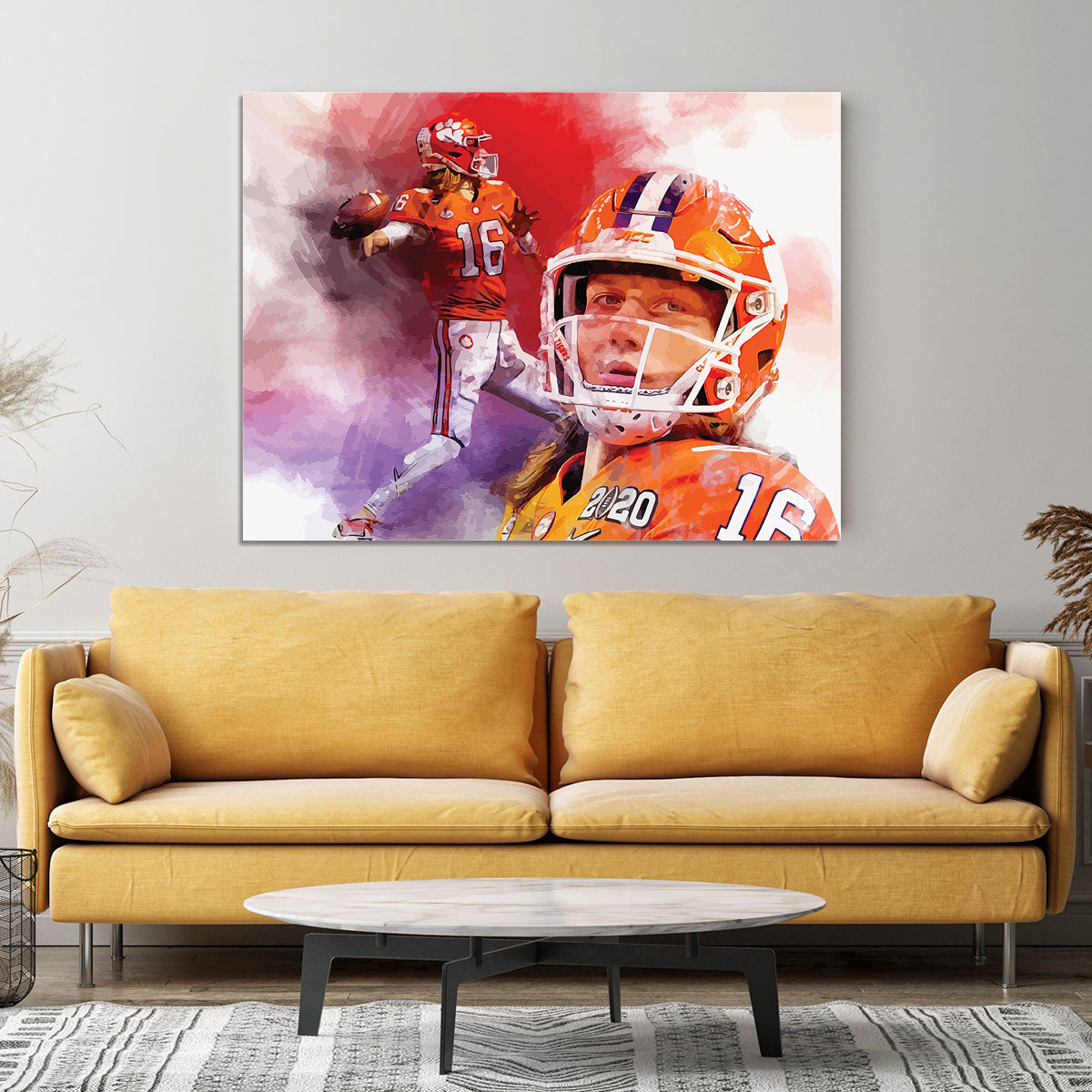 Trevor Lawrence Wallpaper Canvas Print or Poster - Canvas Art Rocks - 4
