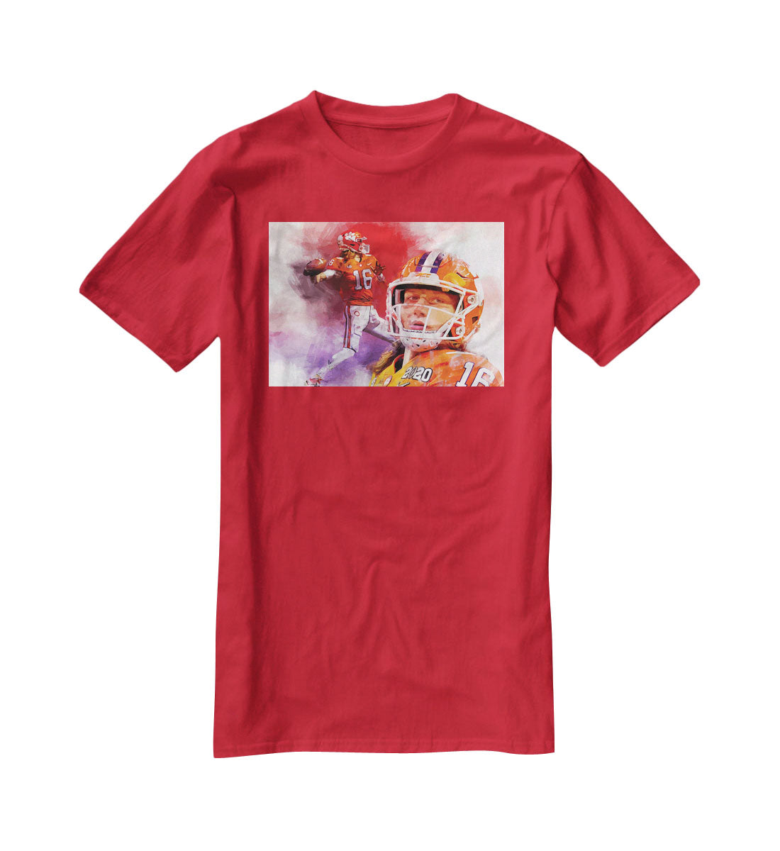 Trevor Lawrence Wallpaper T-Shirt - Canvas Art Rocks - 4