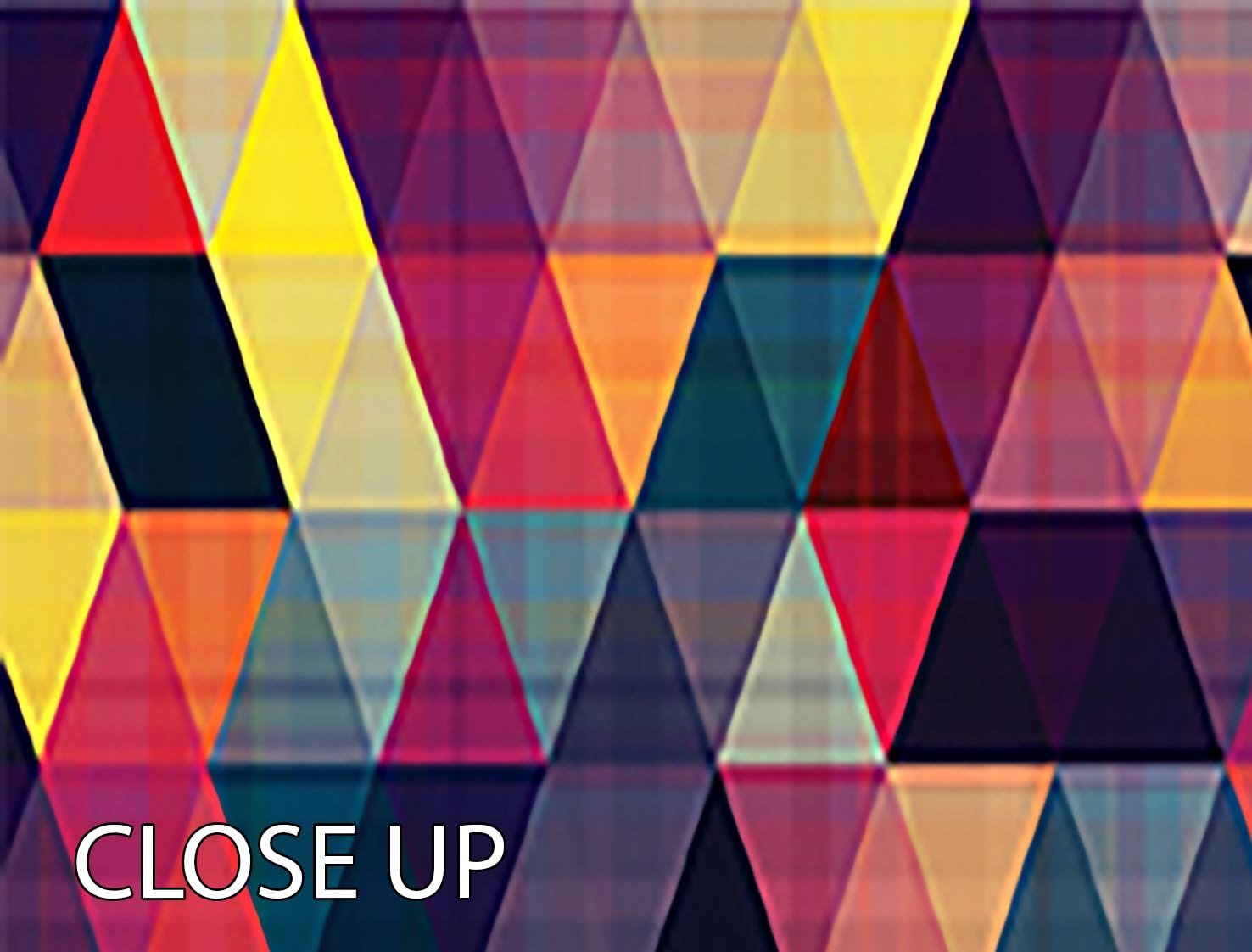 Triangle background texture 3 Split Panel Canvas Print - Canvas Art Rocks - 3