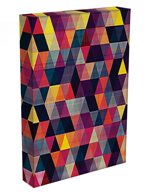Triangle background texture Canvas Print or Poster - Canvas Art Rocks - 3