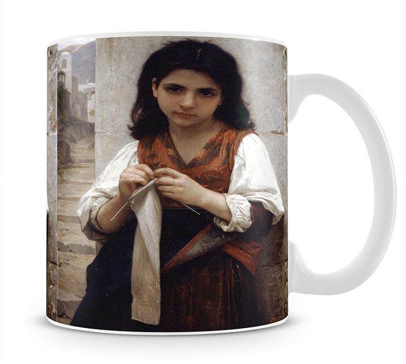 Tricoteuse By Bouguereau Mug - Canvas Art Rocks - 1