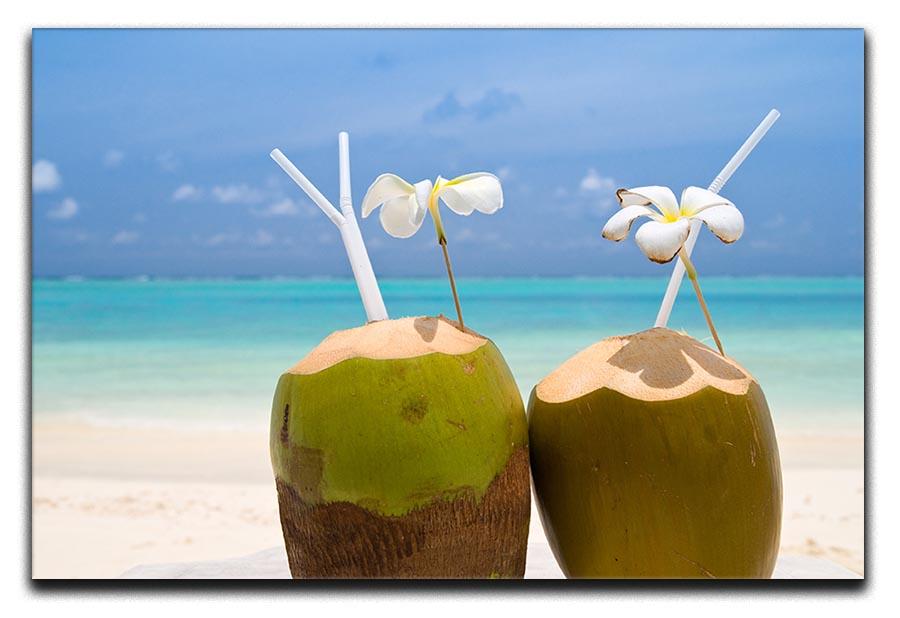 Tropical Coconut Cocktail Canvas Print or Poster - Canvas Art Rocks - 1