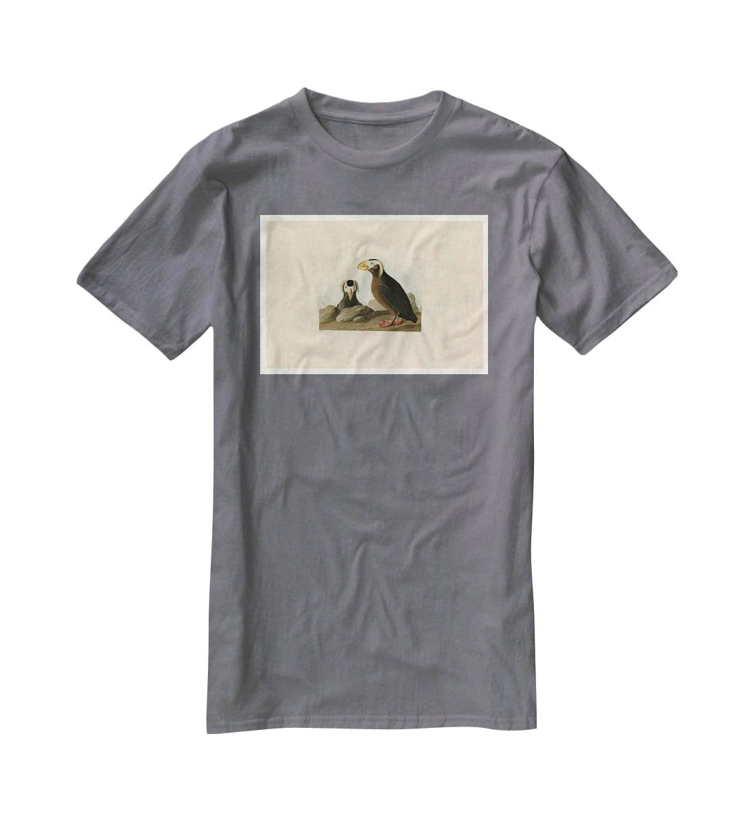 Tufted Auk by Audubon T-Shirt - Canvas Art Rocks - 3