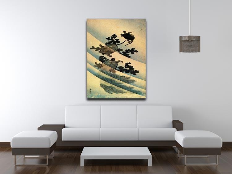 Turtles by Hokusai Canvas Print or Poster - Canvas Art Rocks - 4