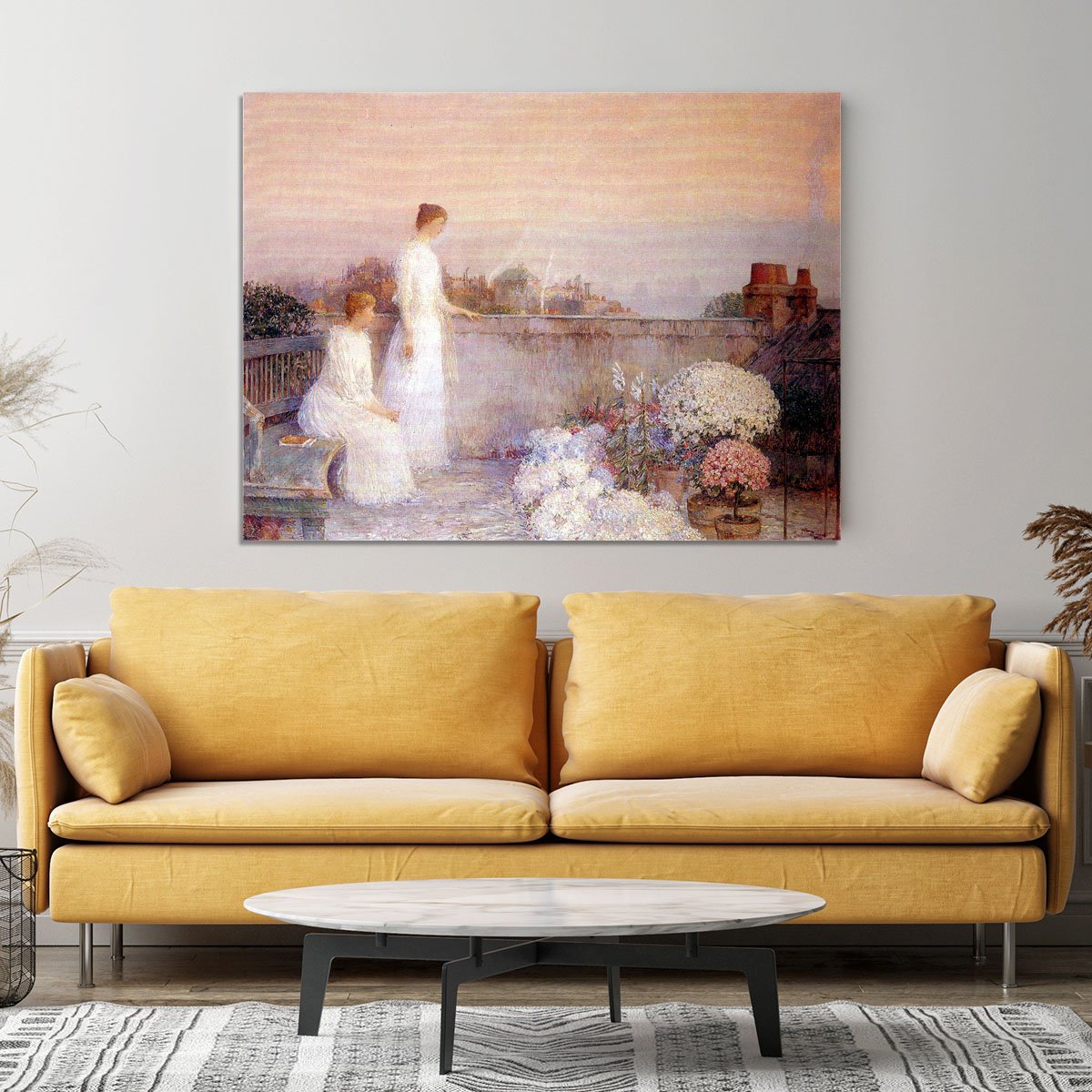 Twilight by Hassam Canvas Print or Poster