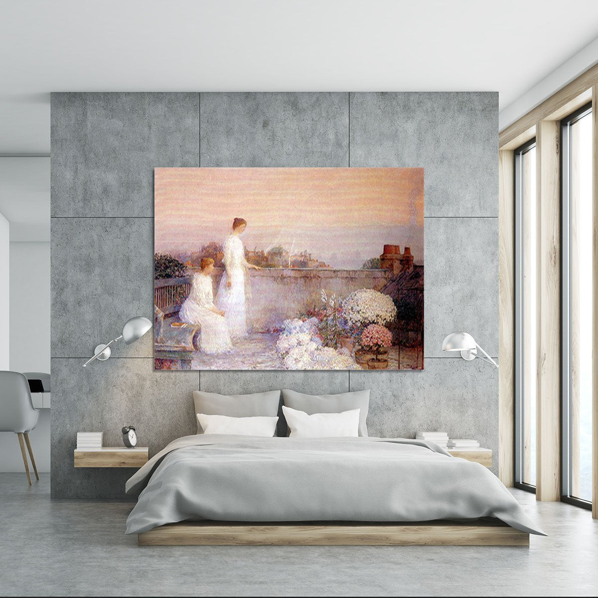 Twilight by Hassam Canvas Print or Poster