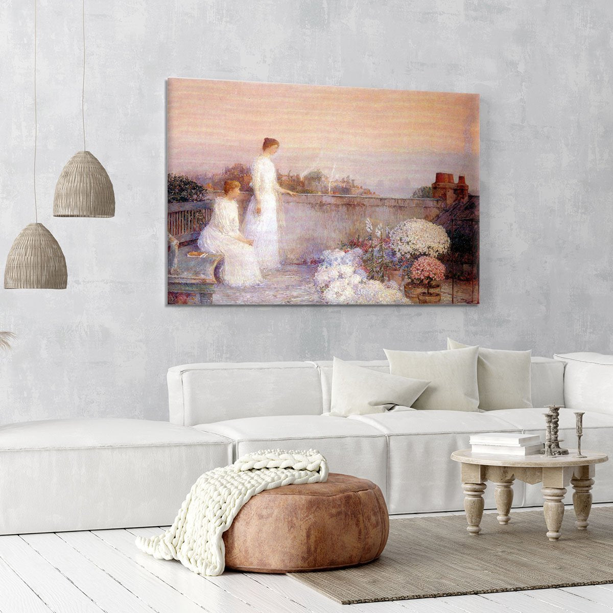 Twilight by Hassam Canvas Print or Poster