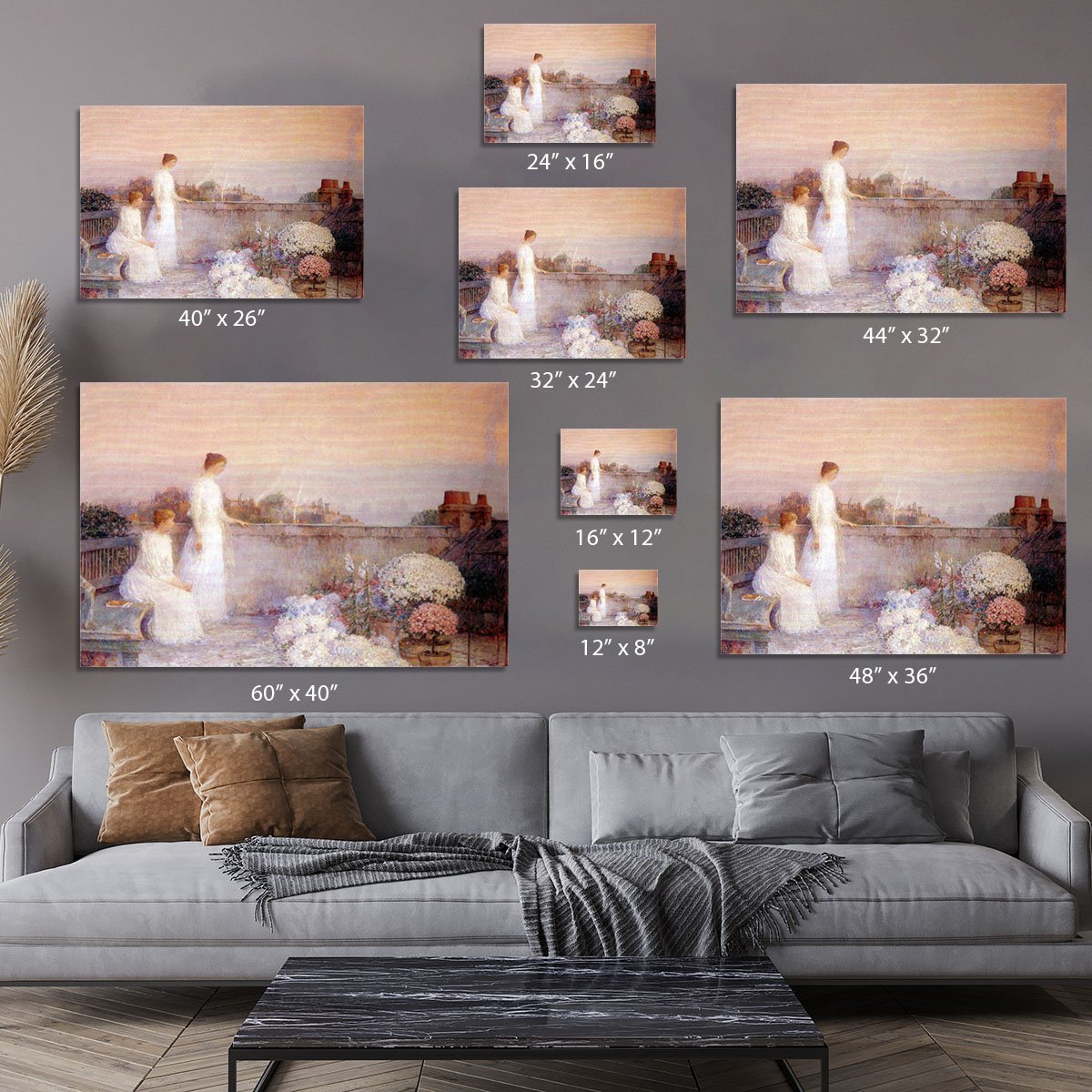 Twilight by Hassam Canvas Print or Poster